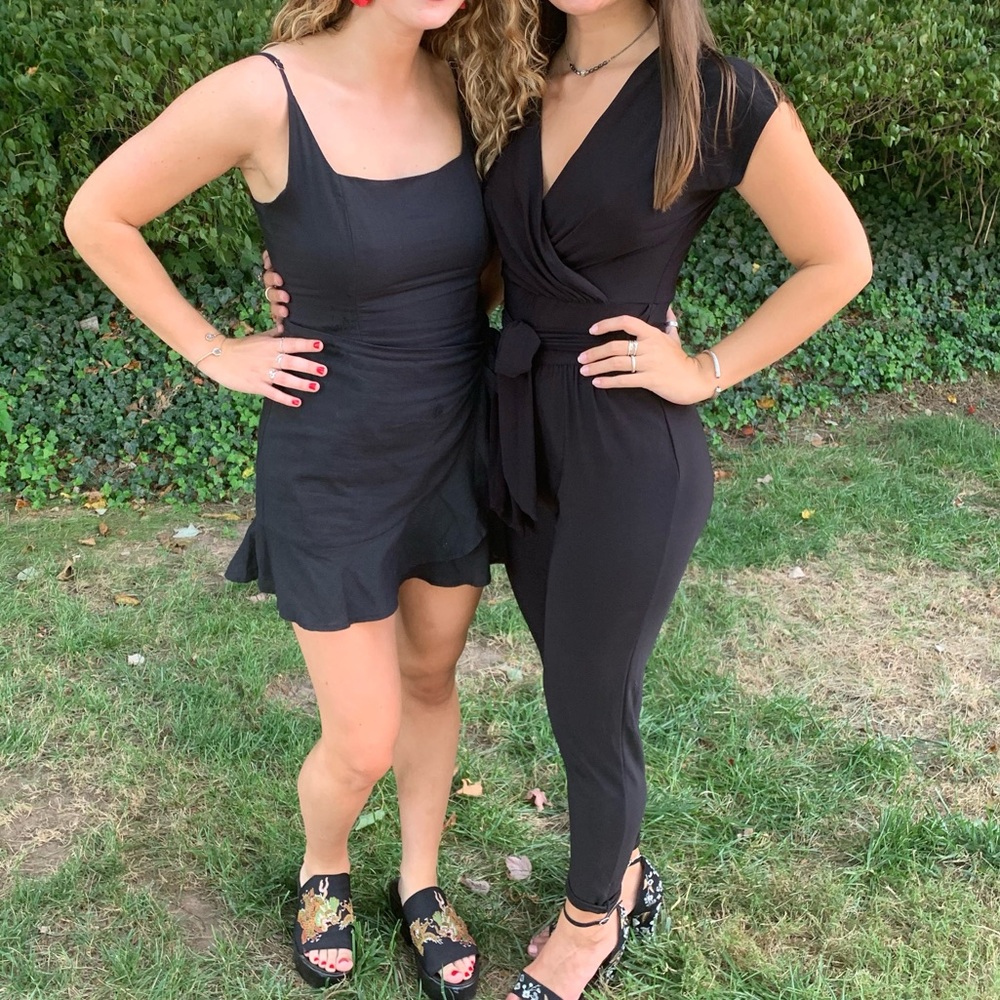 Black jumpsuit